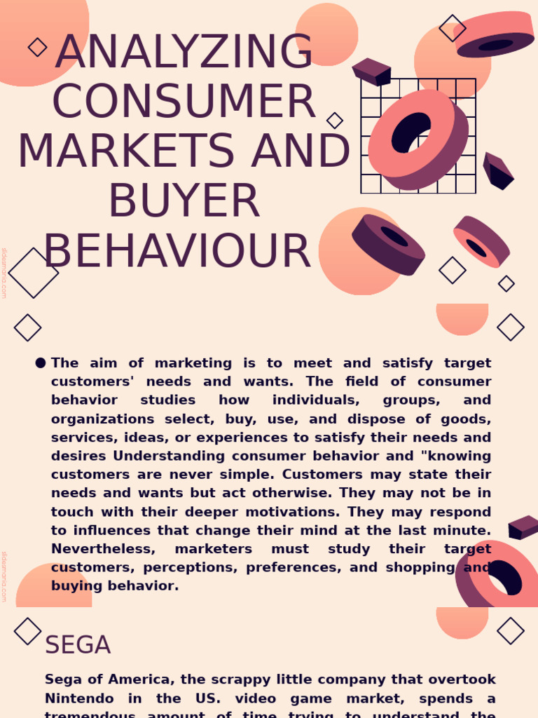 Analyzing Consumer Behavior Dynamics | PDF | Motivation | Motivational