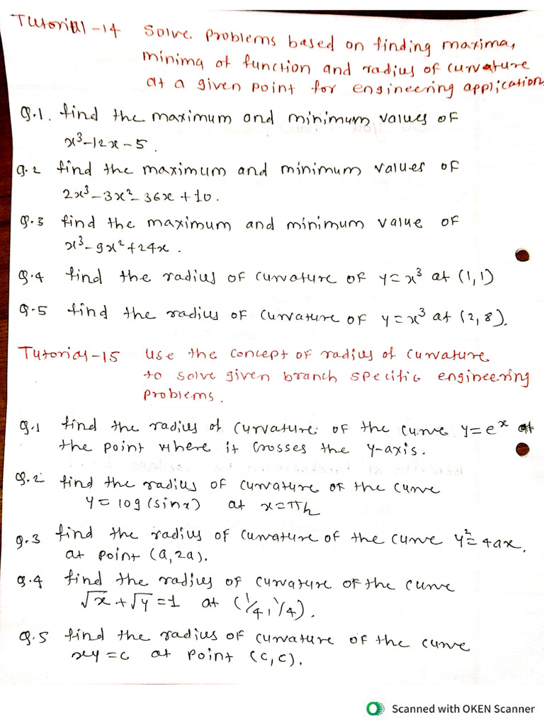 Tutorial 14 and 15 | PDF