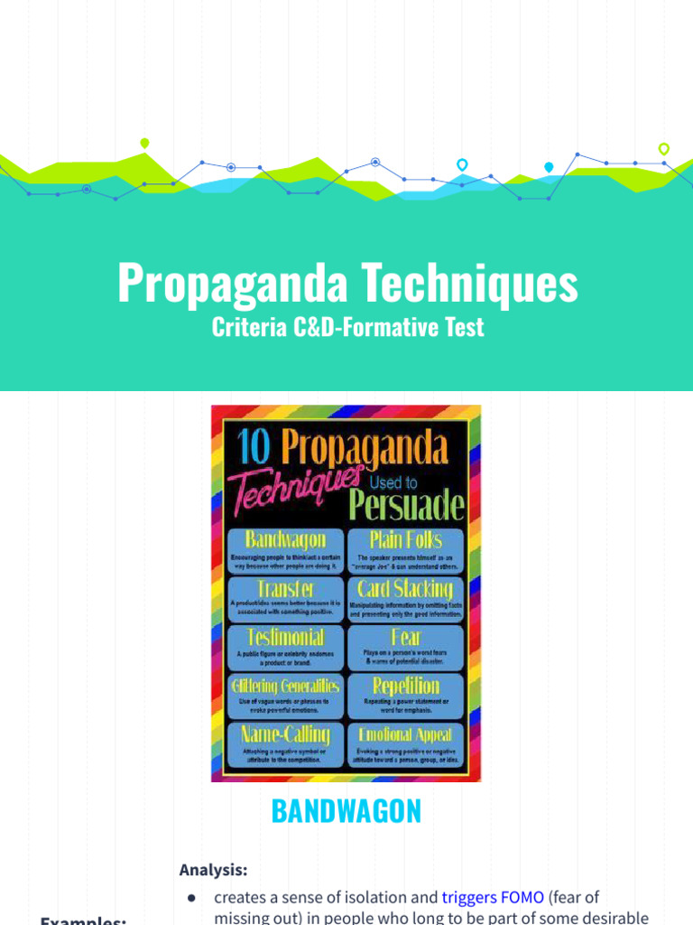 Understanding Propaganda Techniques | PDF | Coca Cola | Pepsi