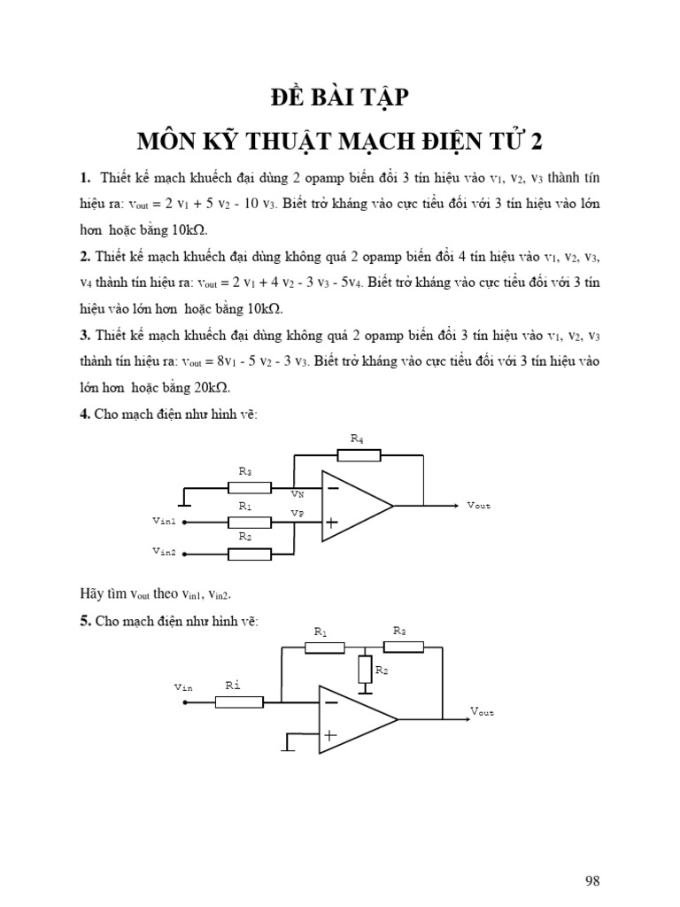 D Bai TP Mon K Thut MCH Din T 2 | PDF