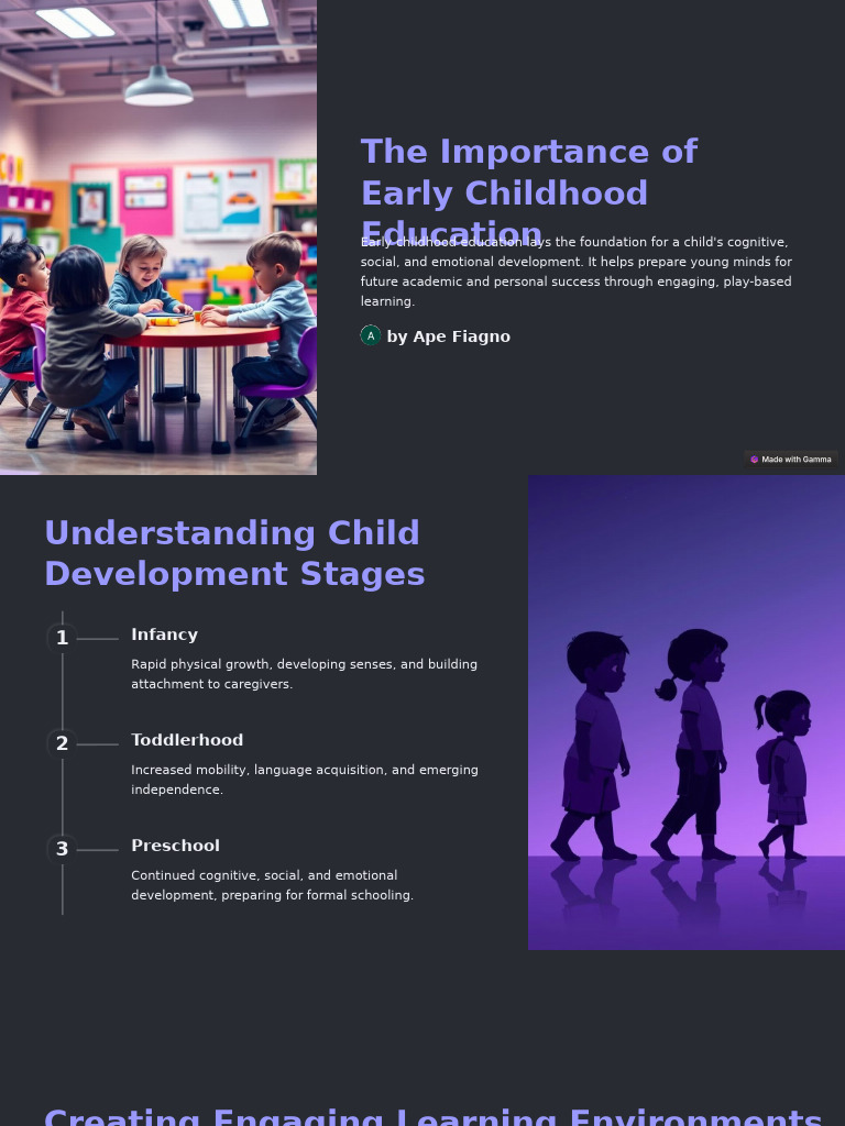 The Importance of Early Childhood Education | PDF | Learning | Early ...