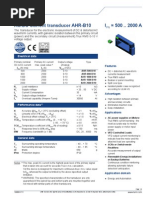 AC/DC Current Transducer AHR-B5 I 500 .. 2000 A