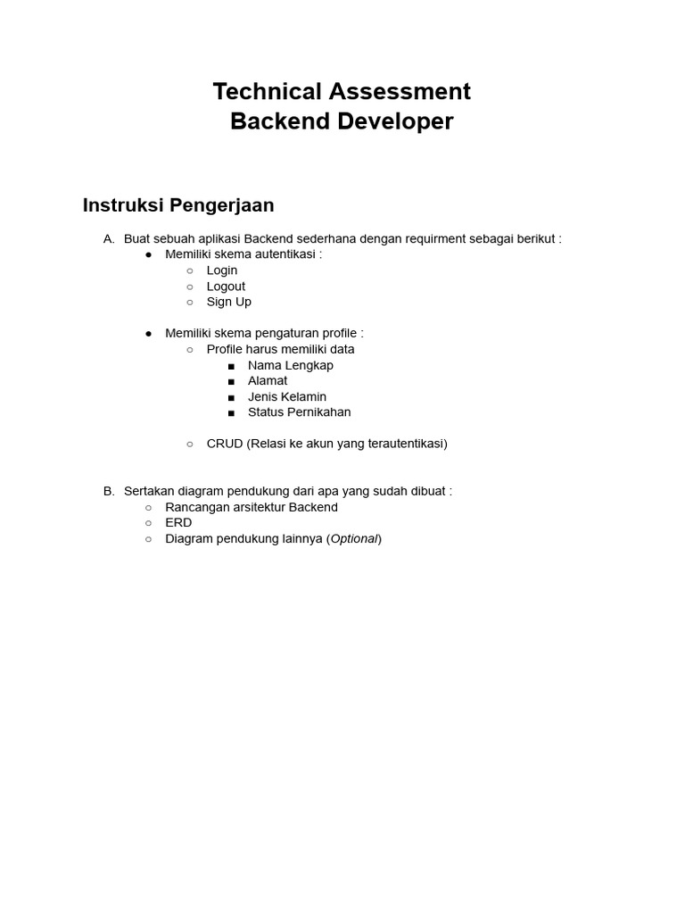 Nongki - Technical Assessment Backend Developer-1 | PDF