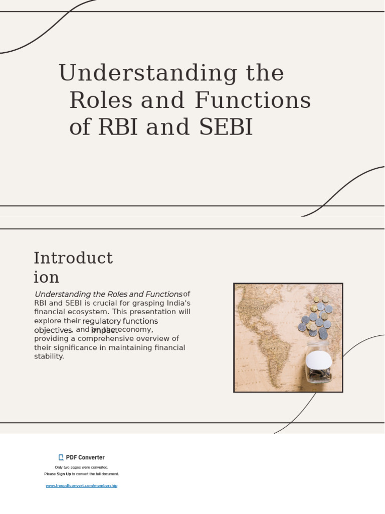 Rbi and Sebi | PDF