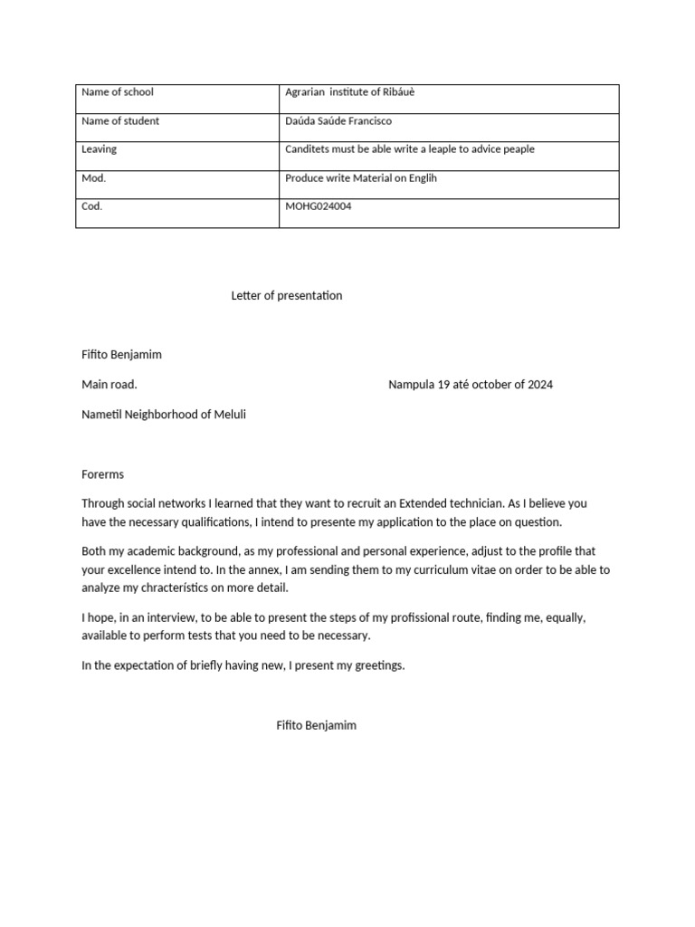 Letter Off pres-WPS Office | PDF
