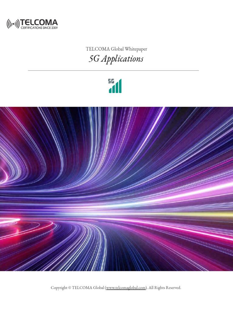 5G Applications White Paper | PDF | Augmented Reality | Internet Of Things
