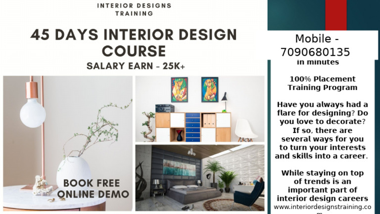 Interior Design Career Training | PDF | Career & Growth | Technology ...