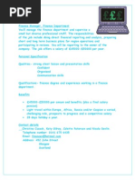 Download Finance Manager Job Advert by MrAlexander SN7966033 doc pdf