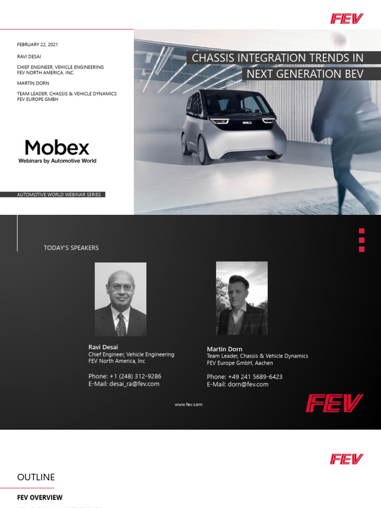Chassis Integration Trends in Next Generation Electric Vehicles 1 | PDF ...