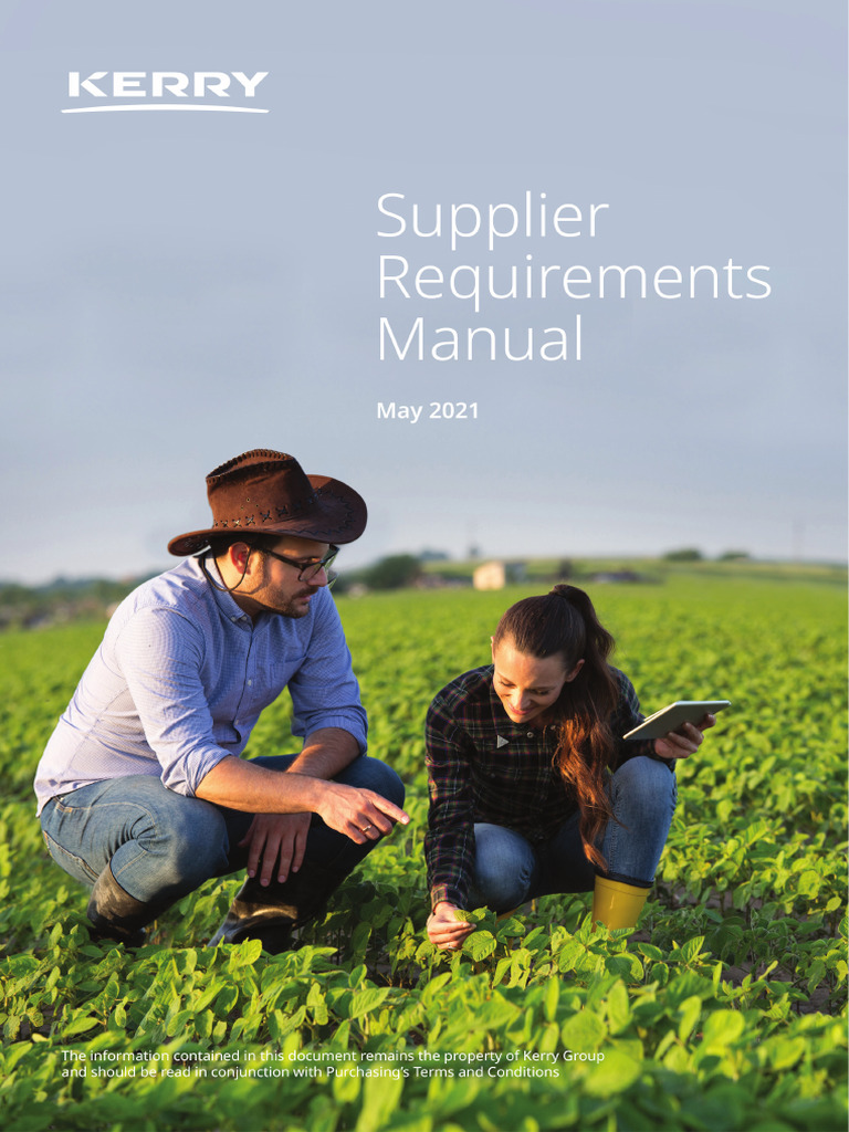 MCD - Supplier Requirements Manual May 2021 | PDF | Audit | Hazard ...