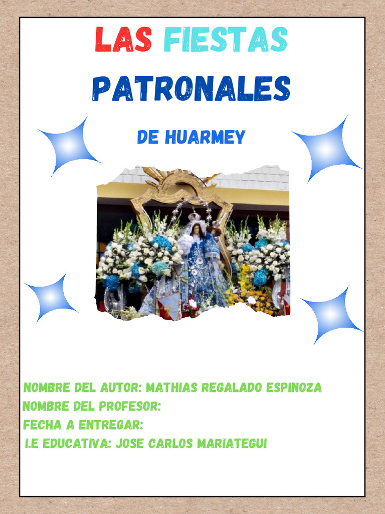 Las Fiestas Patronales - 20241013 - 170346 - 0000 | PDF | María, madre ...