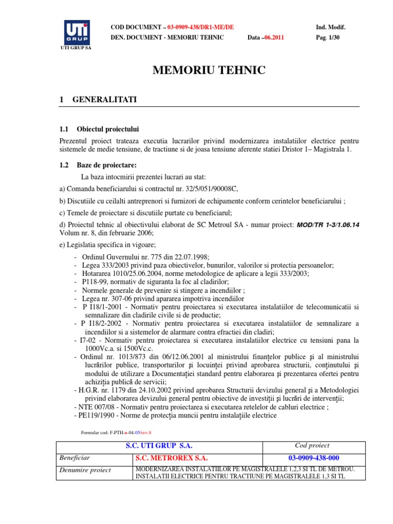 03 0909 438 Dr1 Me Dememoriu Tehnic