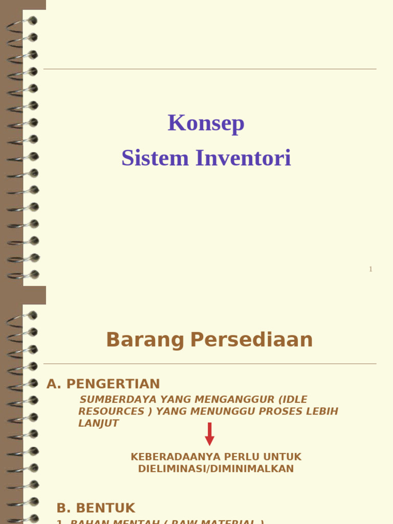 Kuliah - 6 - Consept of Inventory System | PDF