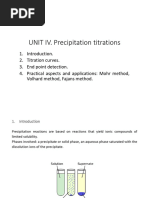 Understanding Argentometric Titration | PDF | Titration | Chemistry