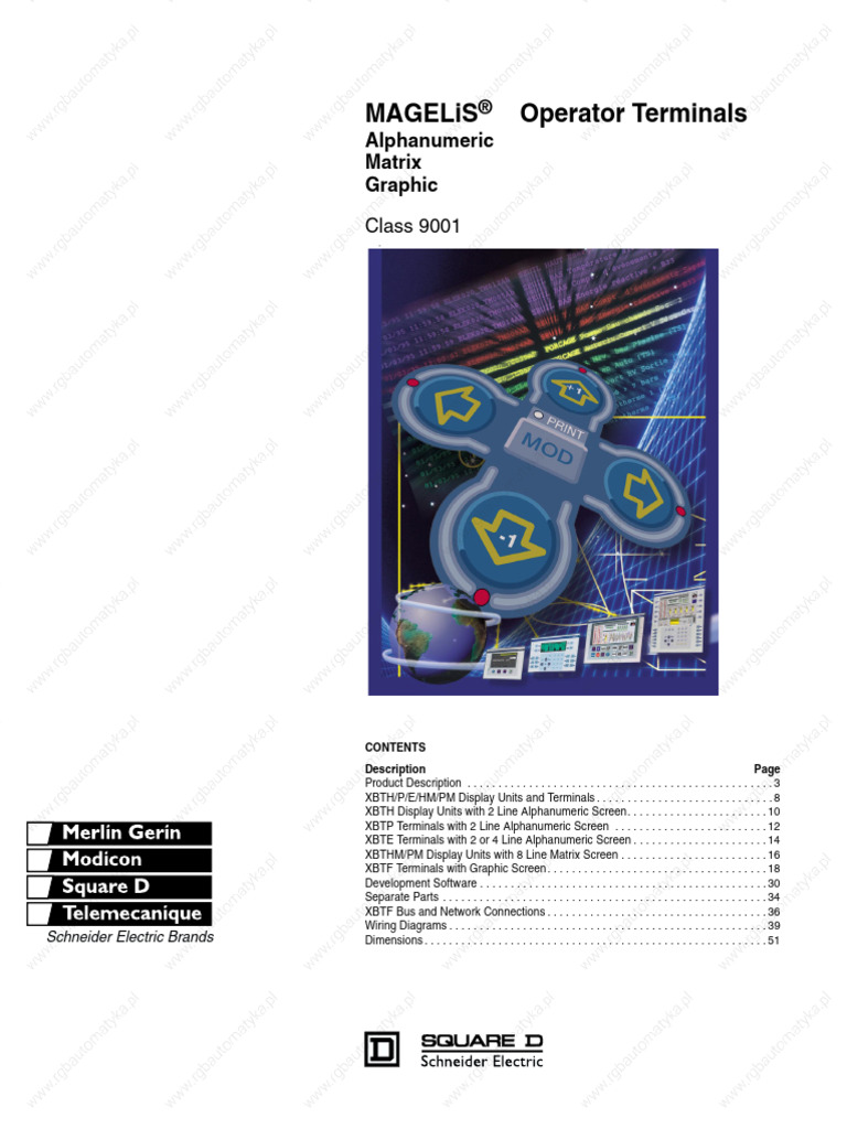 XBTF024110 Panel Operatorski Modicon Telemecanique Manual | PDF ...