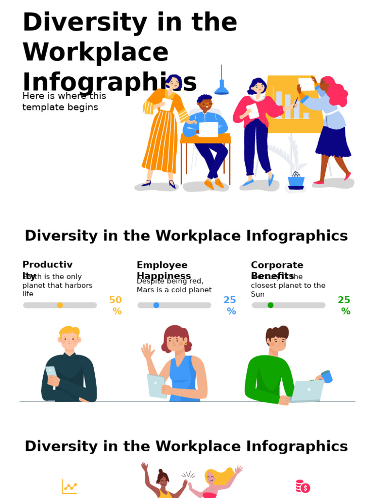 Workplace Diversity Infographics Guide | PDF | Planets | Planets In ...