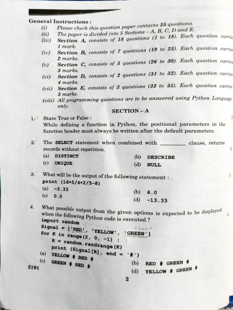 Set 4 Cs Questions by Jimmay Sir | PDF