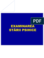 Examinarea Psihiatrica