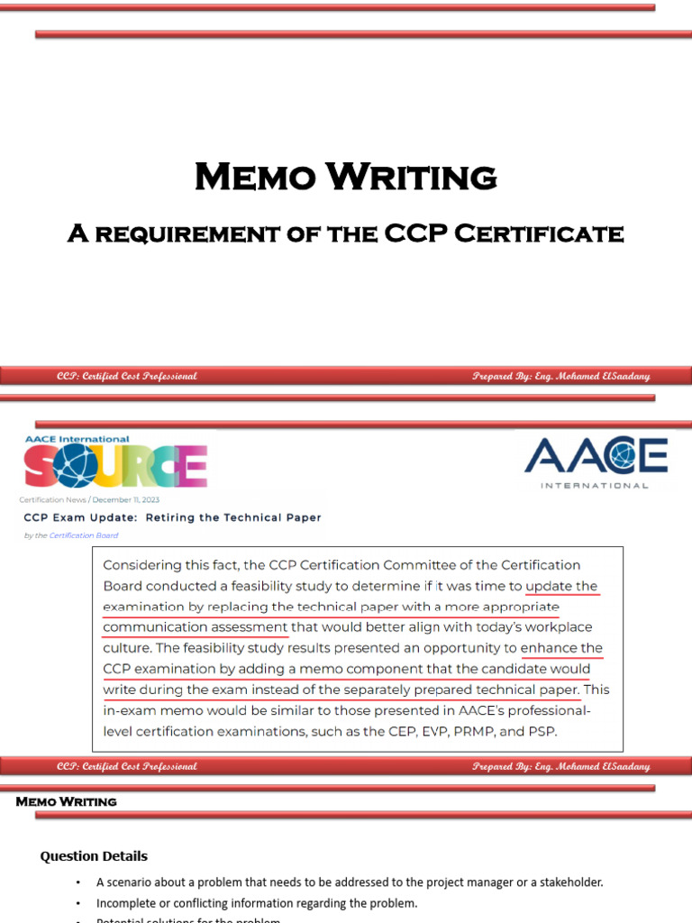 Memo Writing for CCP Certification | PDF | Punctuation | Proofreading
