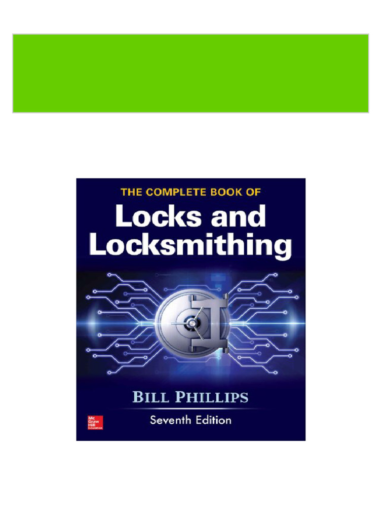 PDF The Complete Book of Locks and Locksmithing 7th Edition Bill ...