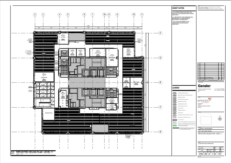 I-1514 - Reflected Ceiling Plan - Level 11 | PDF | Ceiling
