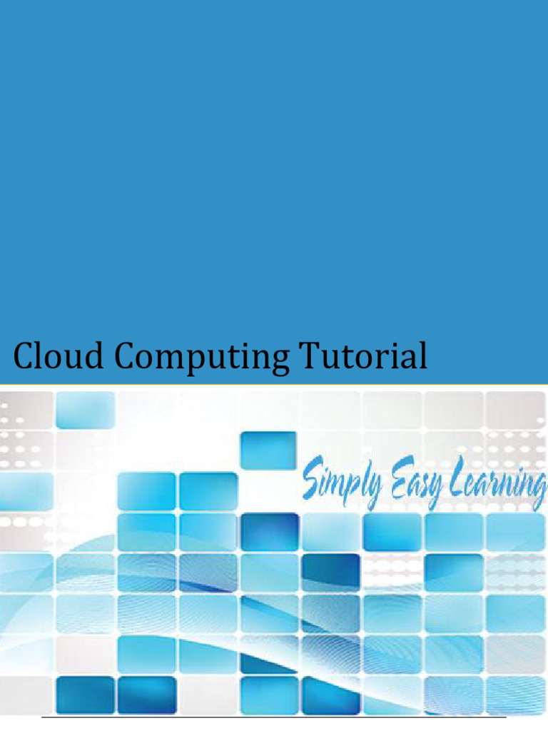 Cloud Computing Tutorial for Beginners | PDF