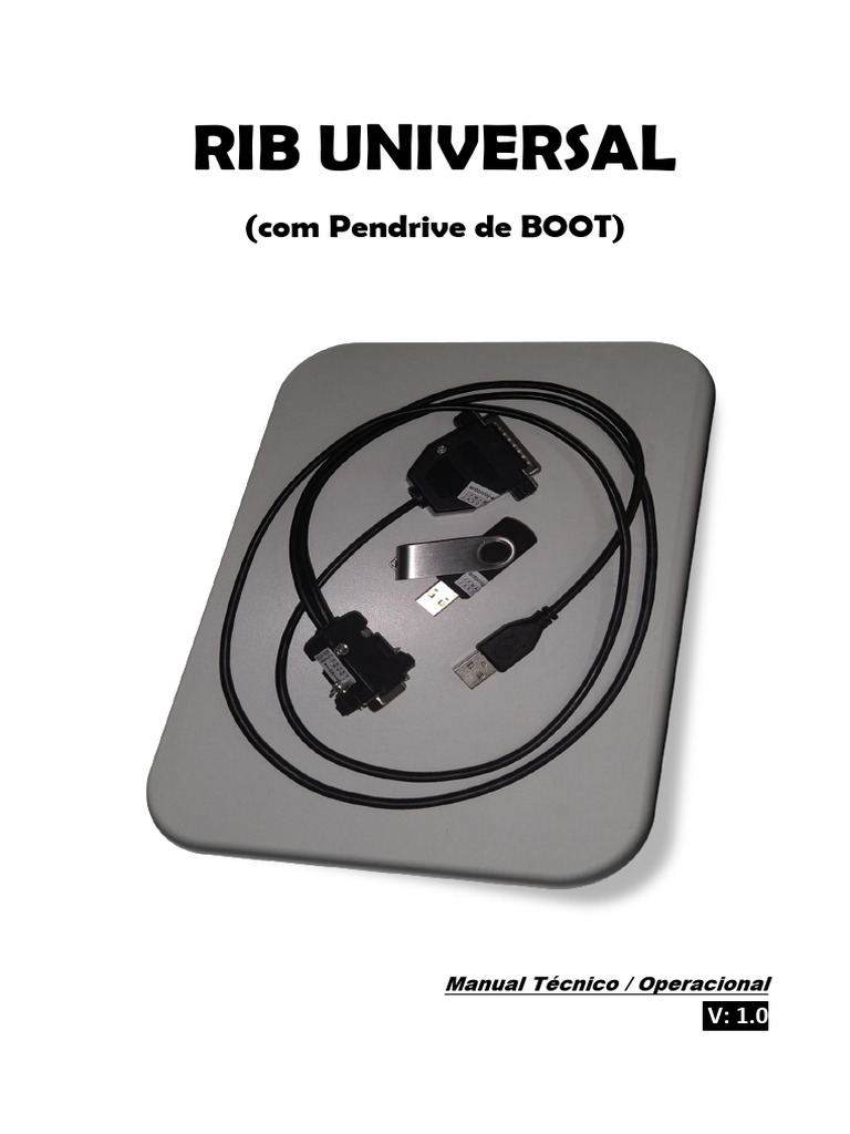 Manual RIB Universal com Pendrive Boot | PDF | Pen-drive | USB