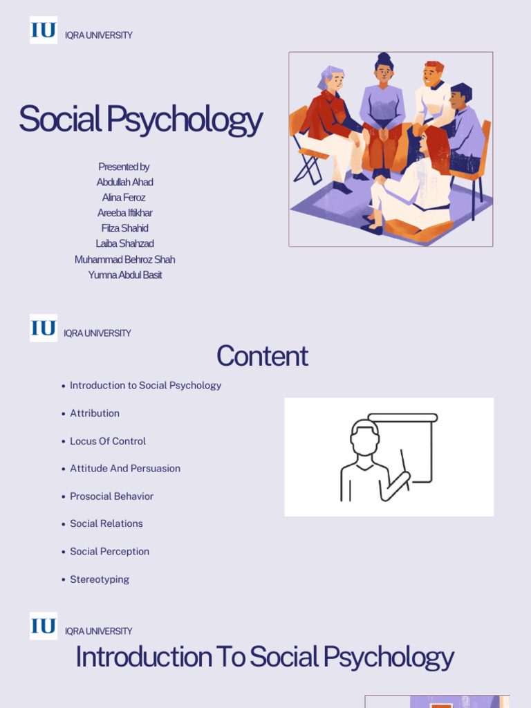 Key Concepts in Social Psychology | PDF | Attitude (Psychology ...