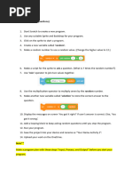Year 7 Scratch Programming: Variables | PDF | Cognitive Science | Cognition