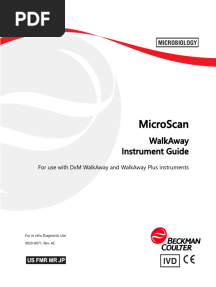 2021 Microscan Walkaway User Manual