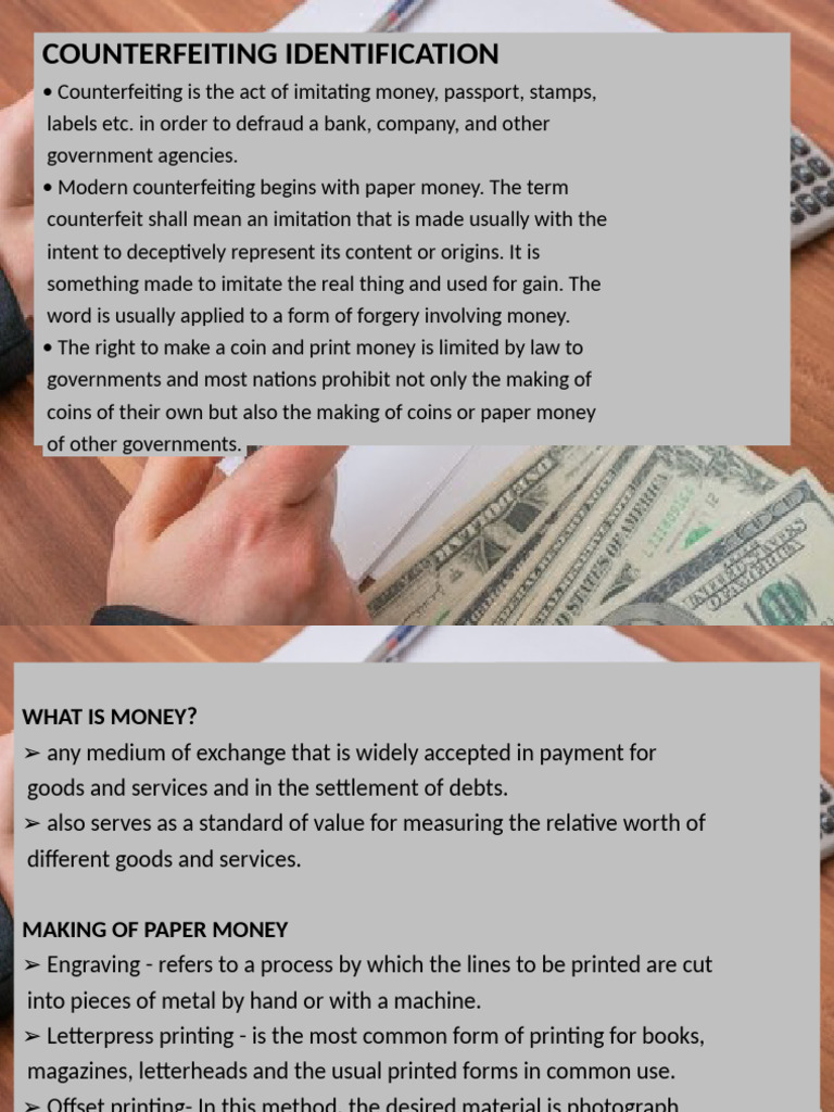 Identifying Counterfeit Philippine Money | PDF | Money | Banknote