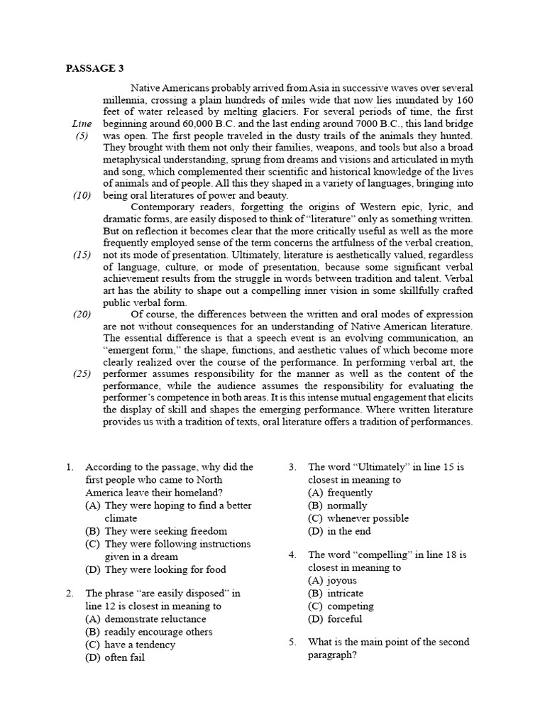 Reading Exercise III | PDF | Knowledge | Liberal Arts Education