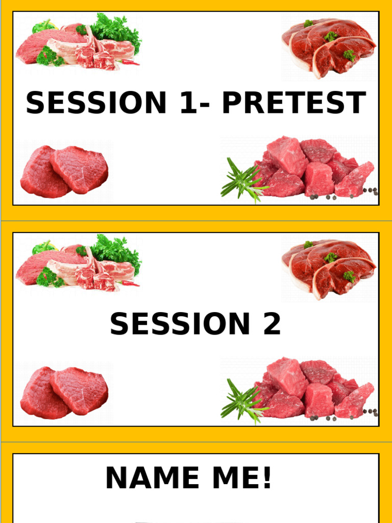 4th Quarter WEEK 1 | PDF | Meat | Lamb And Mutton