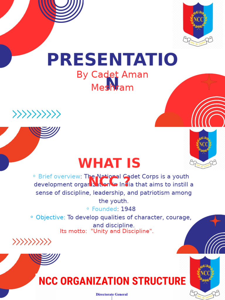 Overview of the National Cadet Corps | PDF