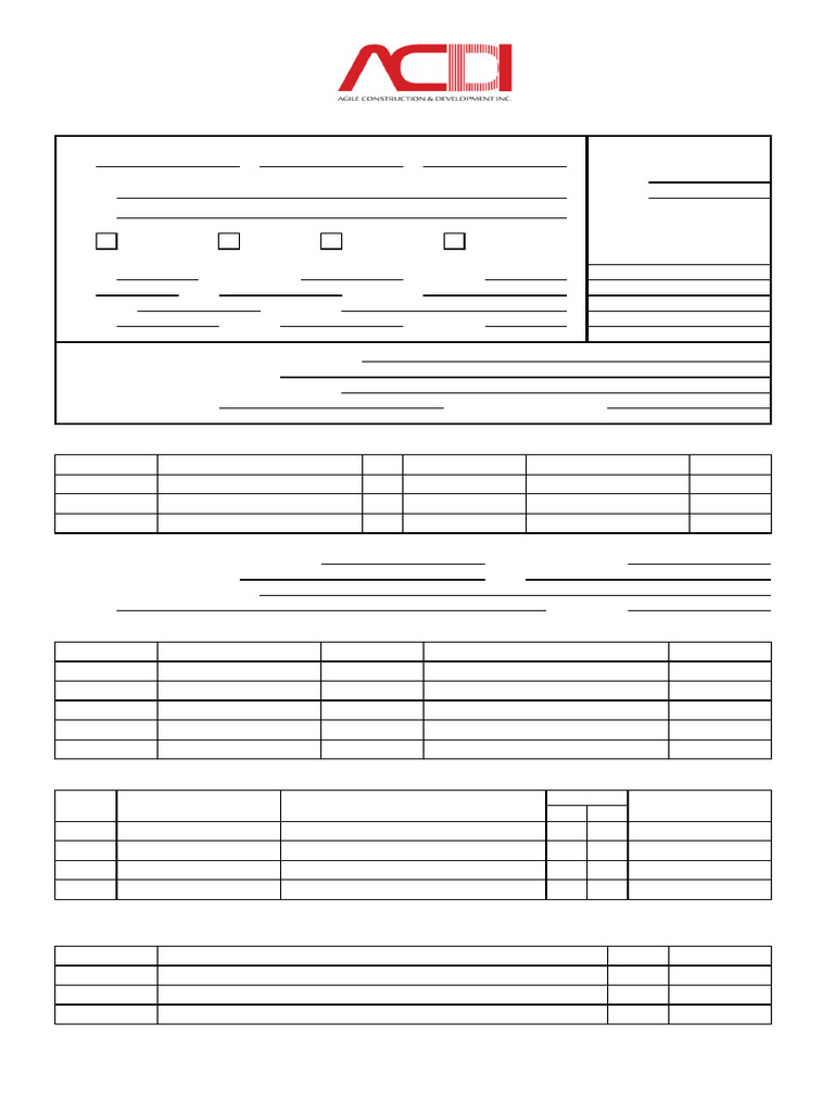 ACDI Loan Application Form | PDF