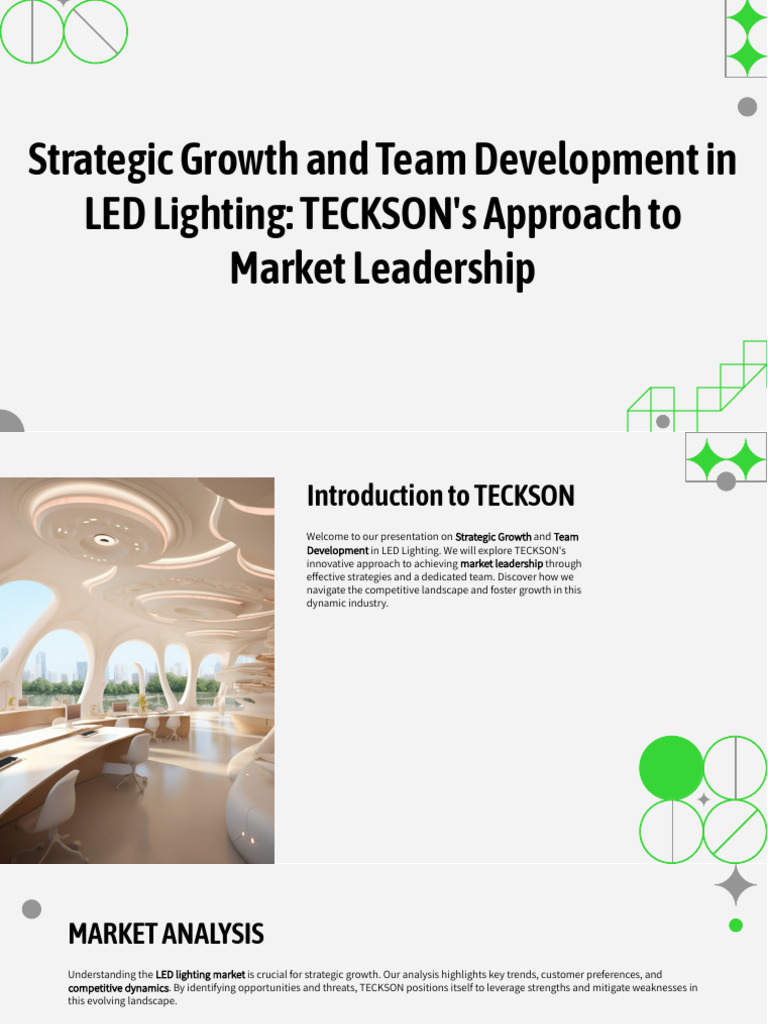 TECKSON's Strategic Growth in LED Lighting | PDF | Marketing Strategy ...