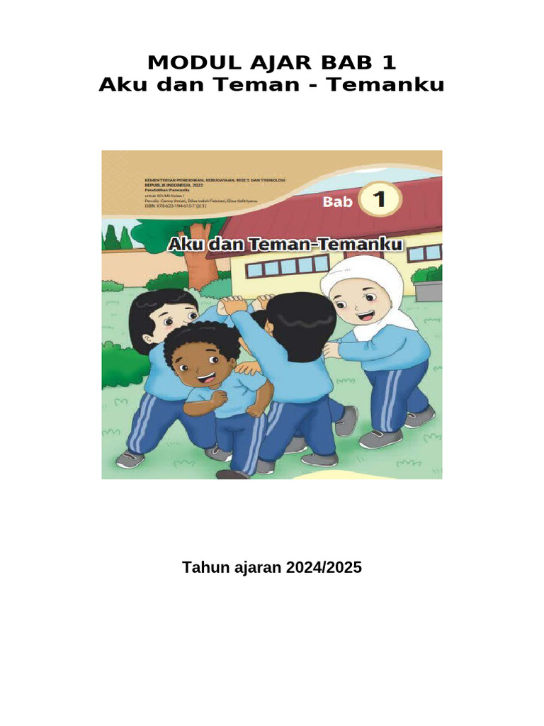 Modul Ajar: Aku dan Teman-temanku | PDF | Karier & Perkembangan