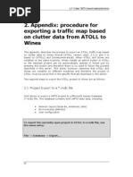 Appendix: Procedure For Exporting A Traffic Map Based On Clutter Data From ATOLL To Wines