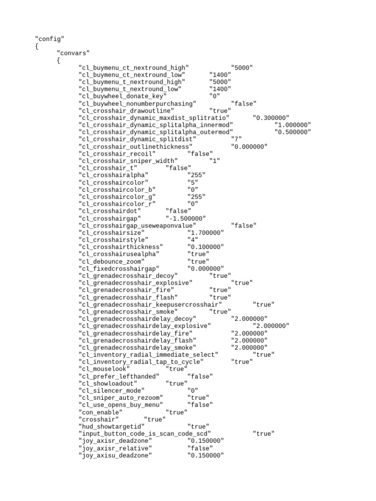 CODM Season 9 Config Settings | PDF