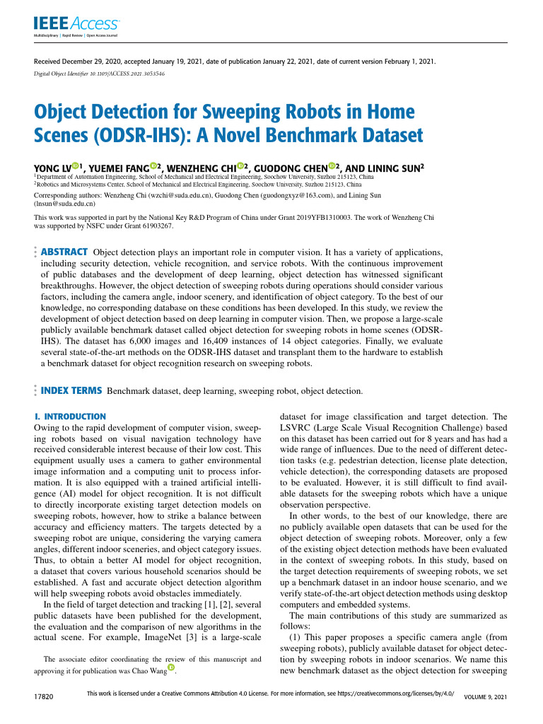 23 Cleaning Robot Object Detection For Sweeping Robots in Home Scenes ...