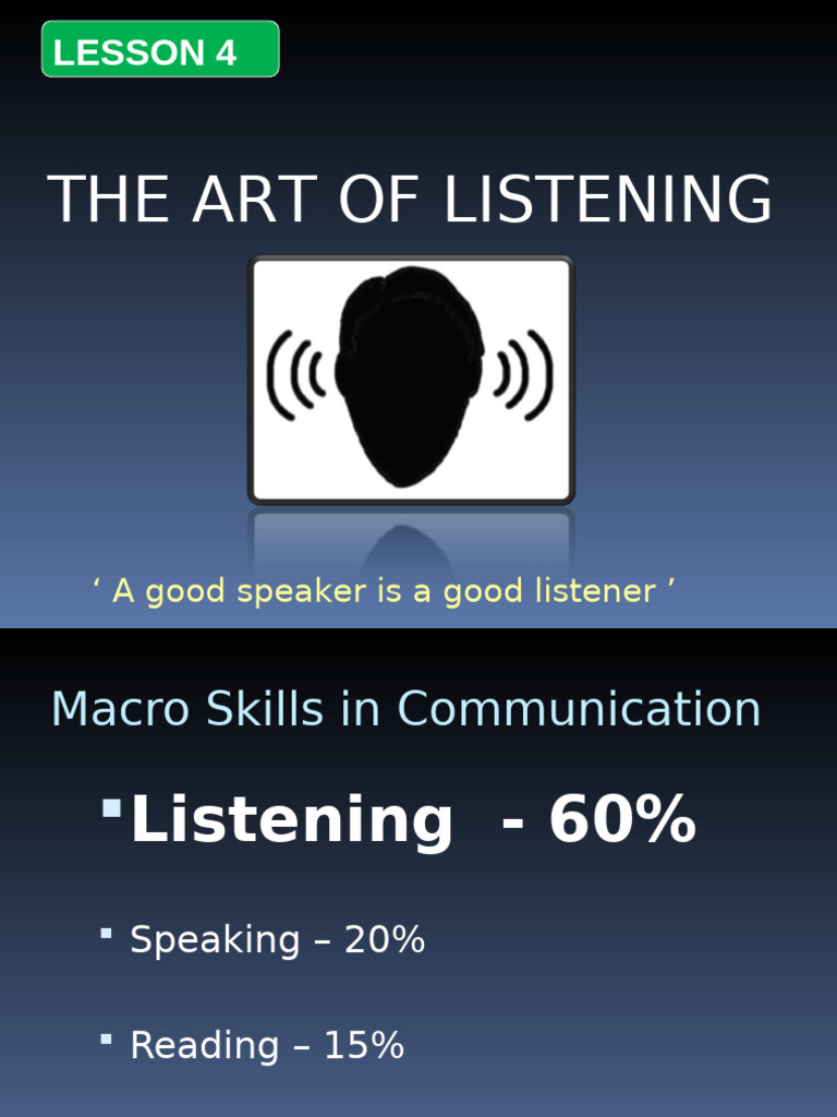 Mastering Listening Skills | PDF | Social Psychology | Psychology
