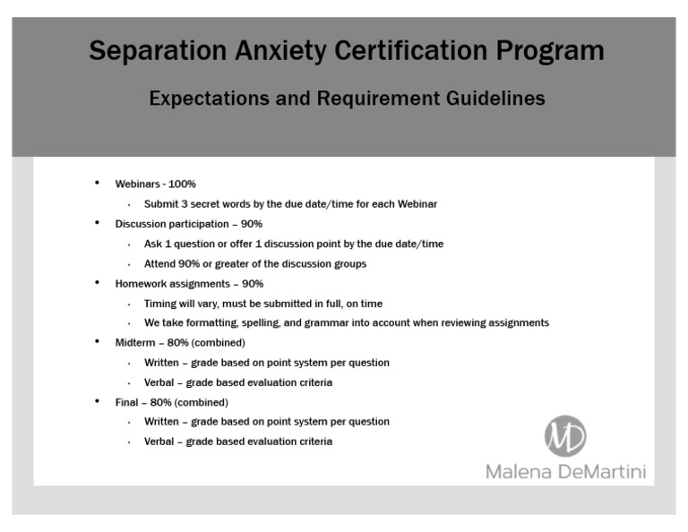 Course Requirements | PDF