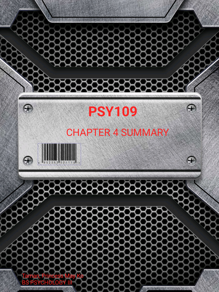 Chapter 4 Summary | PDF