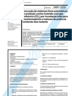 NBR 12232 NB 1101 - Execucao de Sistemas Fixos Cos de Protecao Contra Incendio Com Gas Carbo