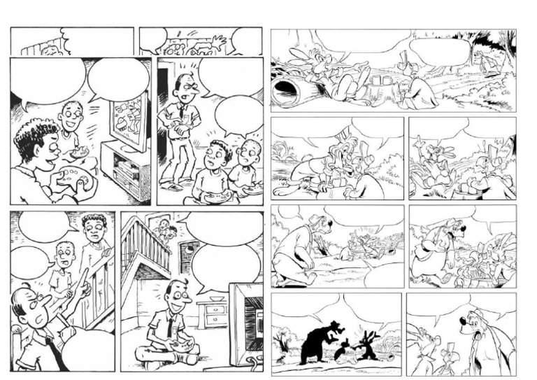 Comic Historieta para Llenar | PDF
