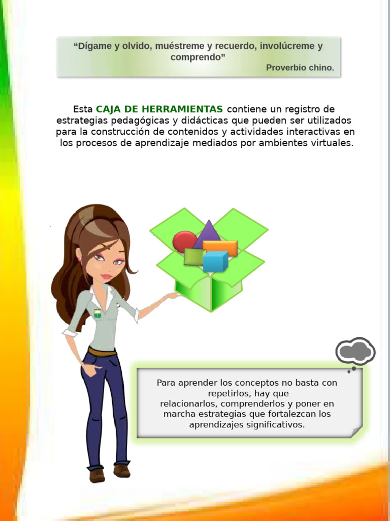 Caja de Herramientas para Docentes Virtuales | PDF | Aprendizaje ...