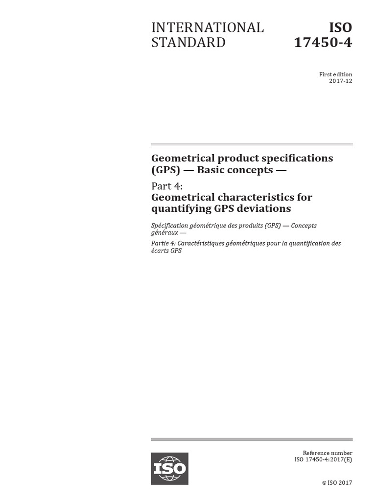 Iso 17450-4-2017 | PDF | Probability Distribution | International ...