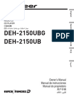 Pioneer DEH 2150ub User Manual 100610
