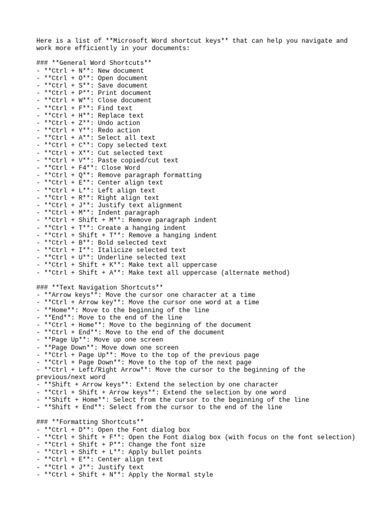 ms-word-short-cut-keys-pdf-microsoft-word-cursor-user-interface
