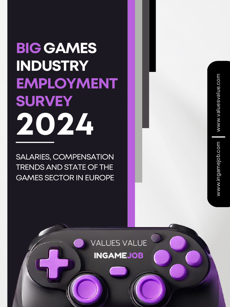 Big Games Industry Employment Survey 2024 | PDF | Cost Of Living | Salary